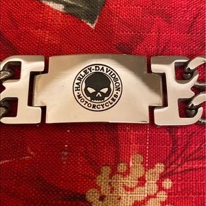 HD Willie G Skull Men’s Chain Bracelet